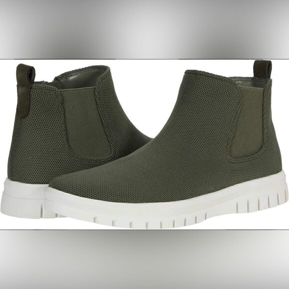 Blondo Green Florette Comfort Knit Pull On Sneakers Size 8.5 - Picture 1 of 16